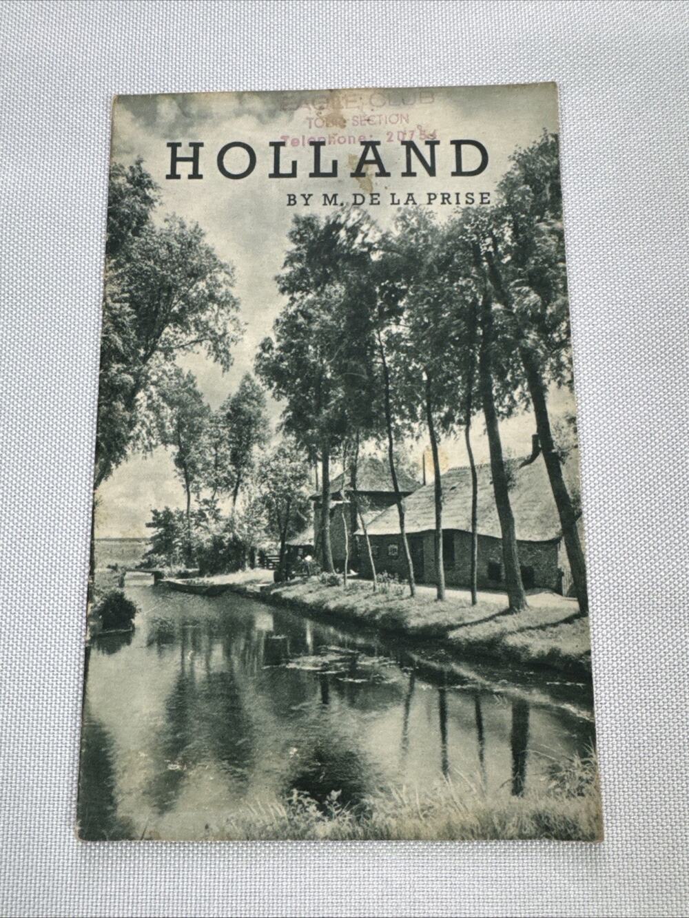 Vintage Amsterdam, Holland Travel Brochure Tourism Pamphlet